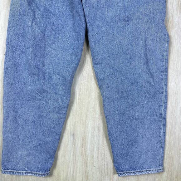 American Eagle Relaxed High Rise Mom Jean Distressed Destroyed Ripped Jeans 4 - Picture 9 of 15